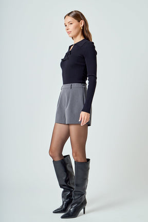 ENDLESS ROSE - Bow Knit Top - TOPS available at Objectrare