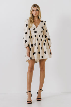 ENGLISH FACTORY - Dotted High Low Dress - DRESSES available at Objectrare