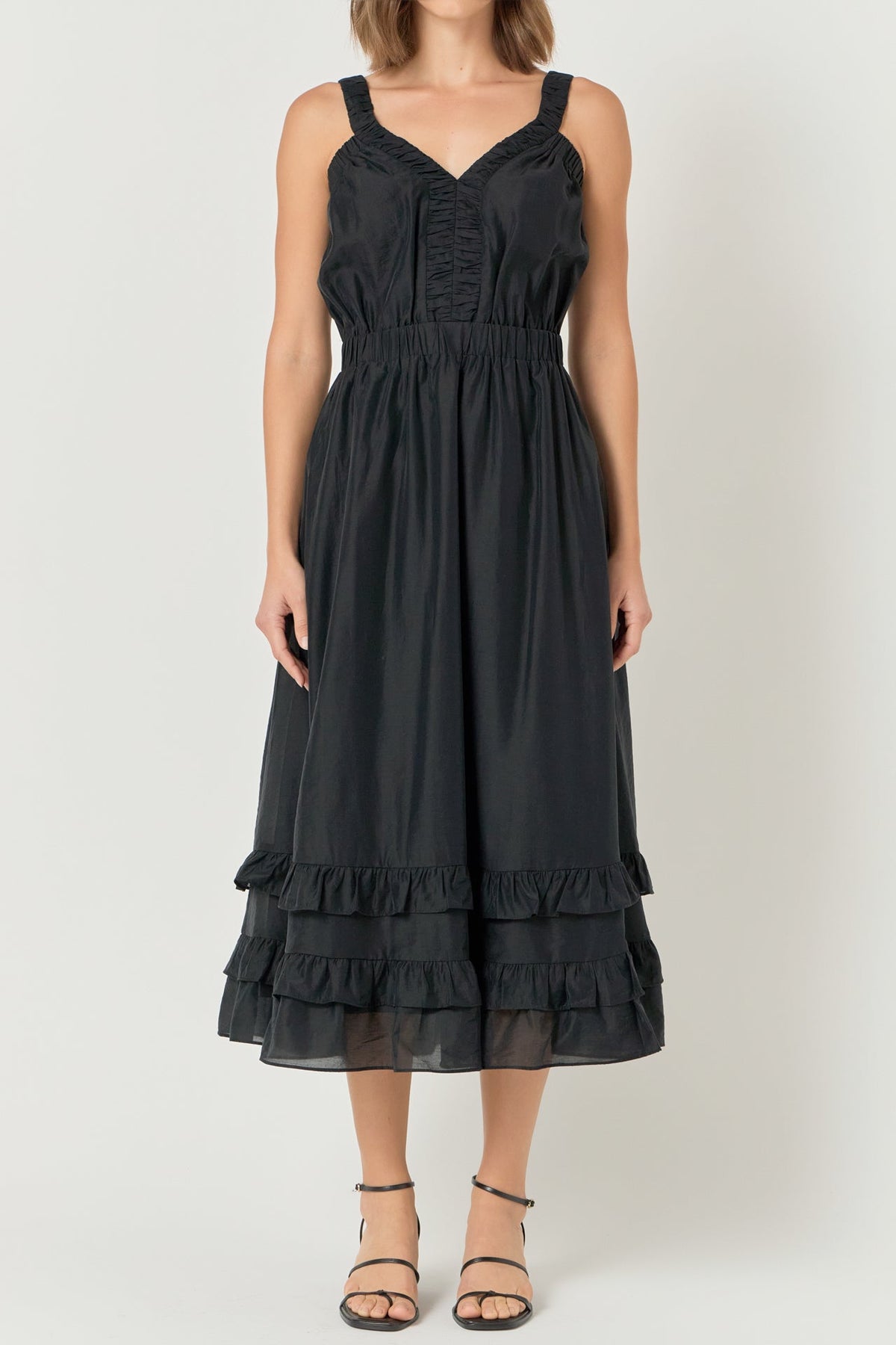 ENDLESS ROSE - Endless Rose - Ruffled Maxi Dress - DRESSES available at Objectrare