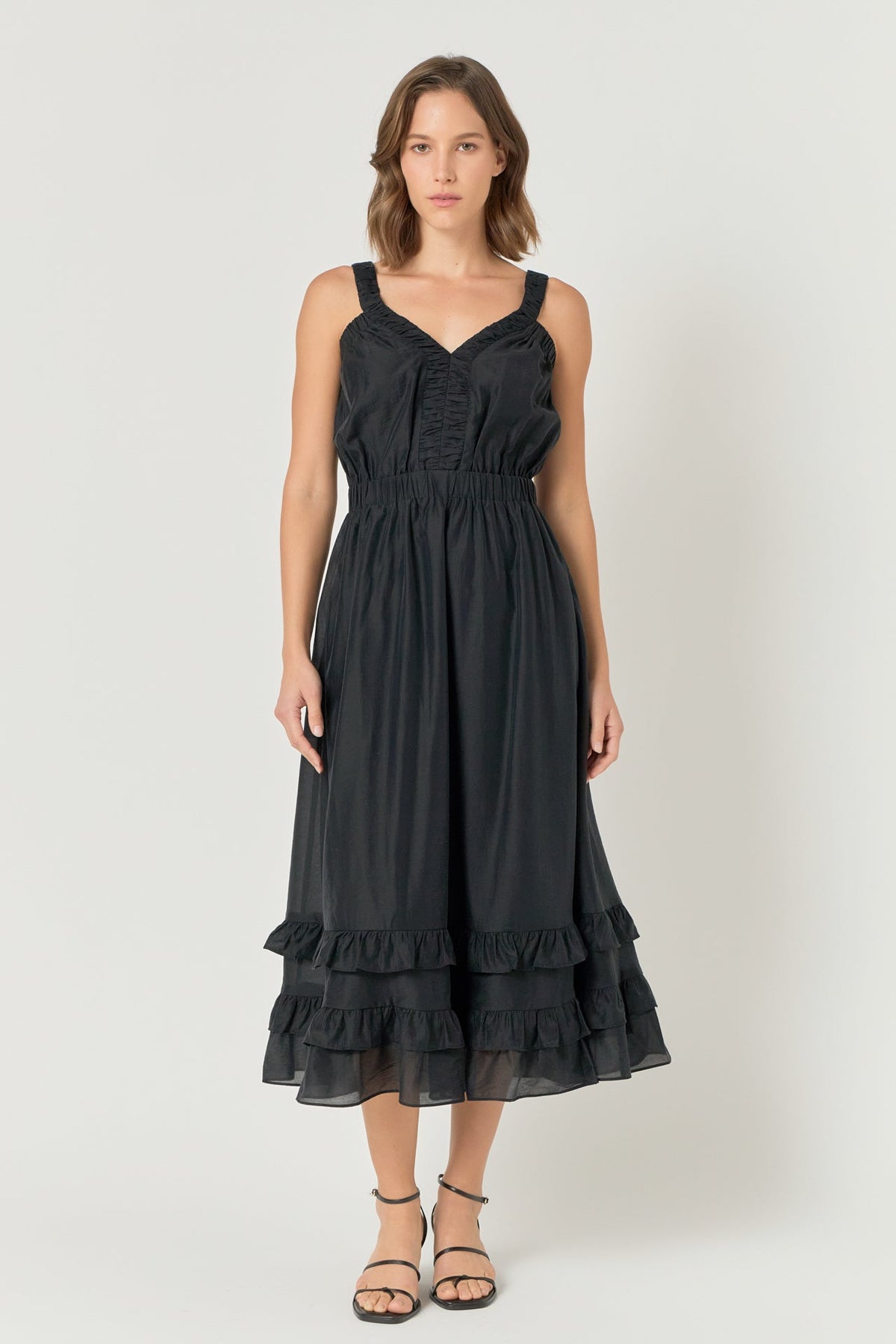 ENDLESS ROSE - Endless Rose - Ruffled Maxi Dress - DRESSES available at Objectrare