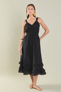 ENDLESS ROSE - Endless Rose - Ruffled Maxi Dress - DRESSES available at Objectrare