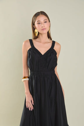 ENDLESS ROSE - Ruffled Maxi Dress - DRESSES available at Objectrare