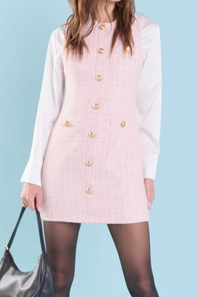 Endless Rose - Tweed Mini Dress