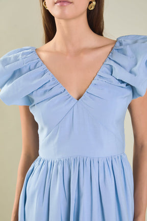 ENDLESS ROSE - Back Bow Tied Maxi Dress - DRESSES available at Objectrare