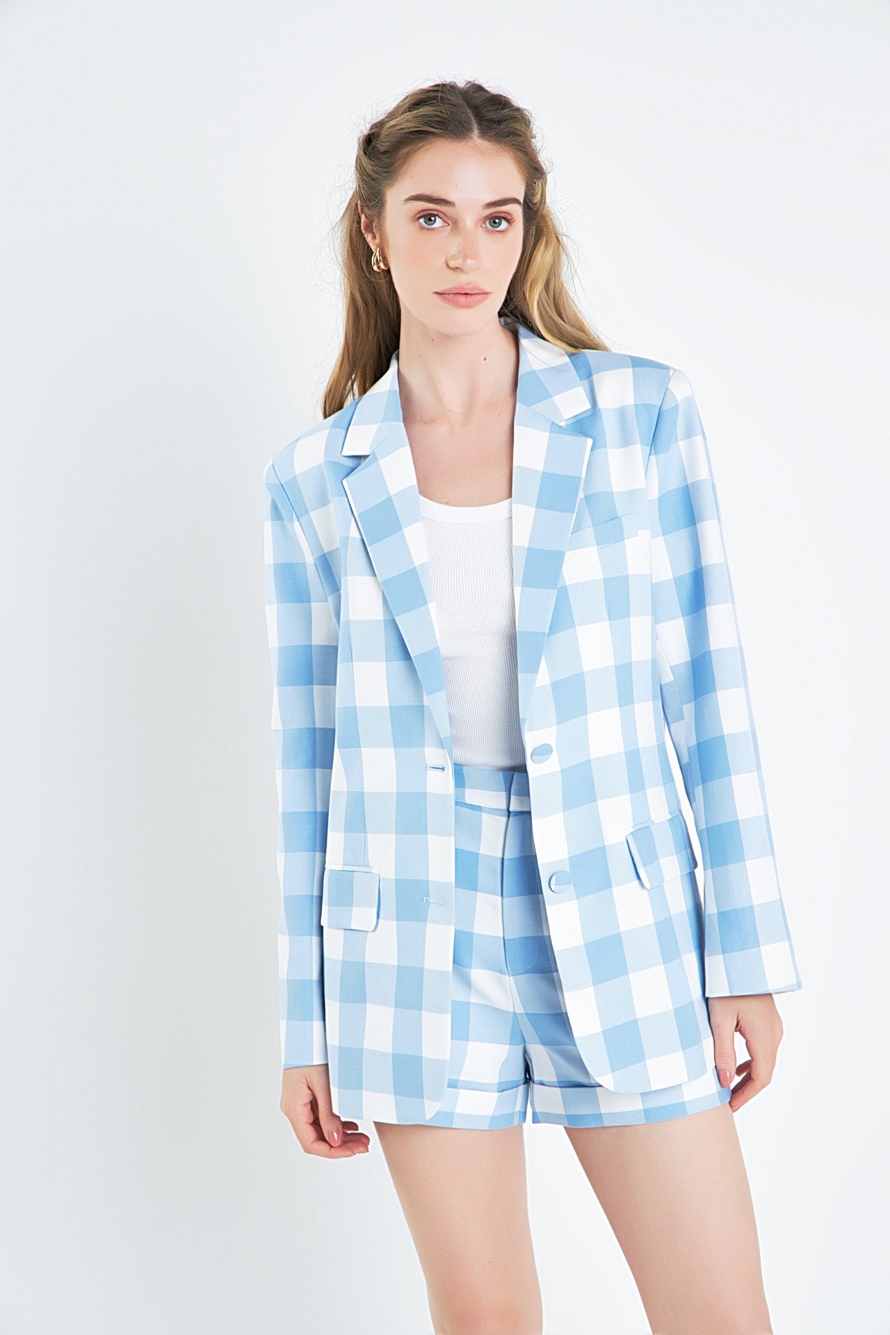 English Factory - Gingham Blazer