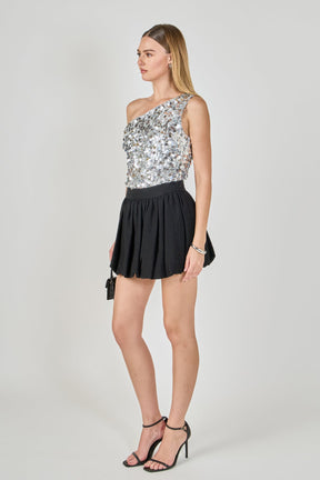 ENDLESS ROSE - Multi Sequins Sleeveless Top - TOPS available at Objectrare