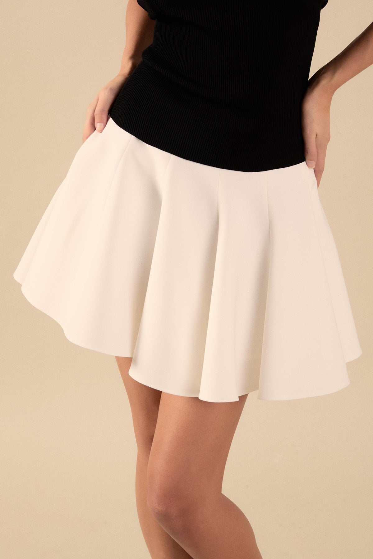 ENDLESS ROSE - High Waisted Circle Mini Skirt - SKIRTS available at Objectrare