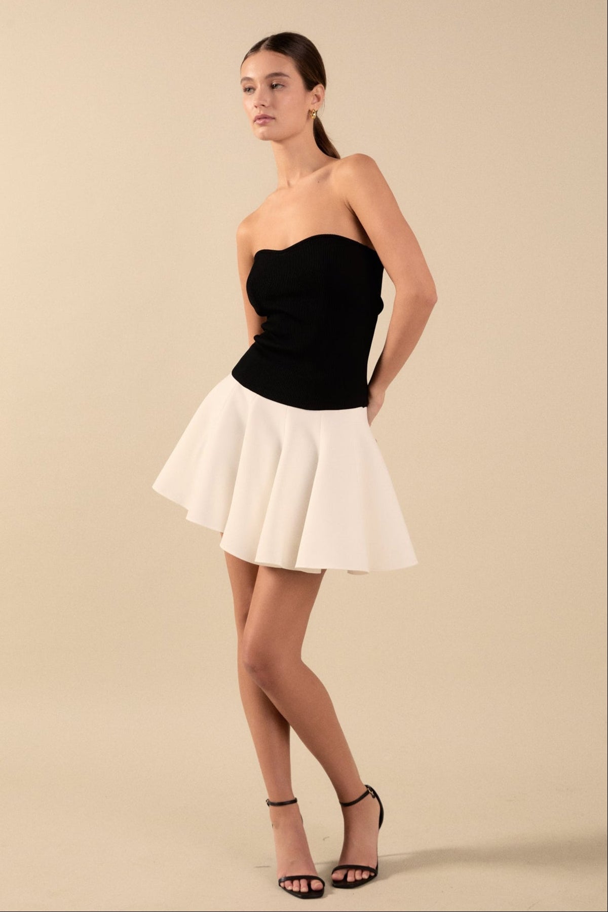 ENDLESS ROSE - High Waisted Circle Mini Skirt - SKIRTS available at Objectrare