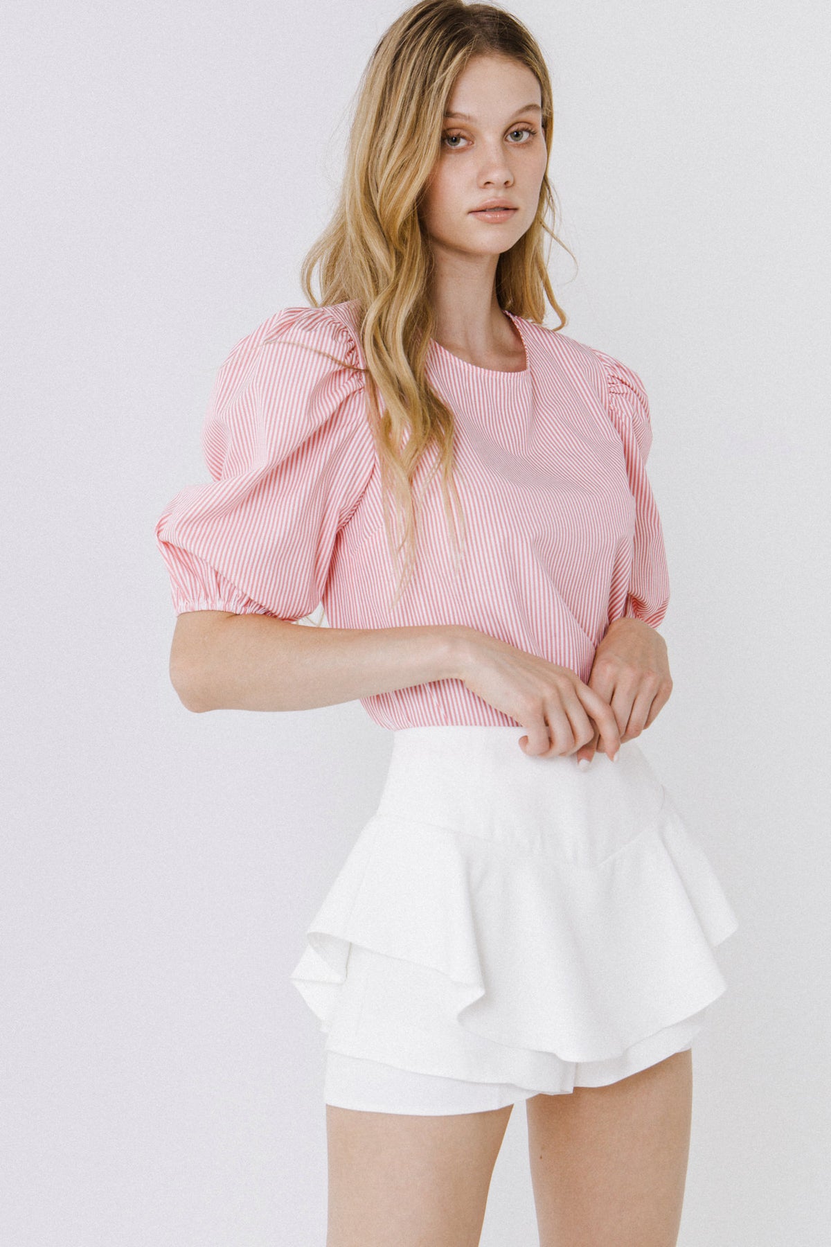 Striped Woven Blouse