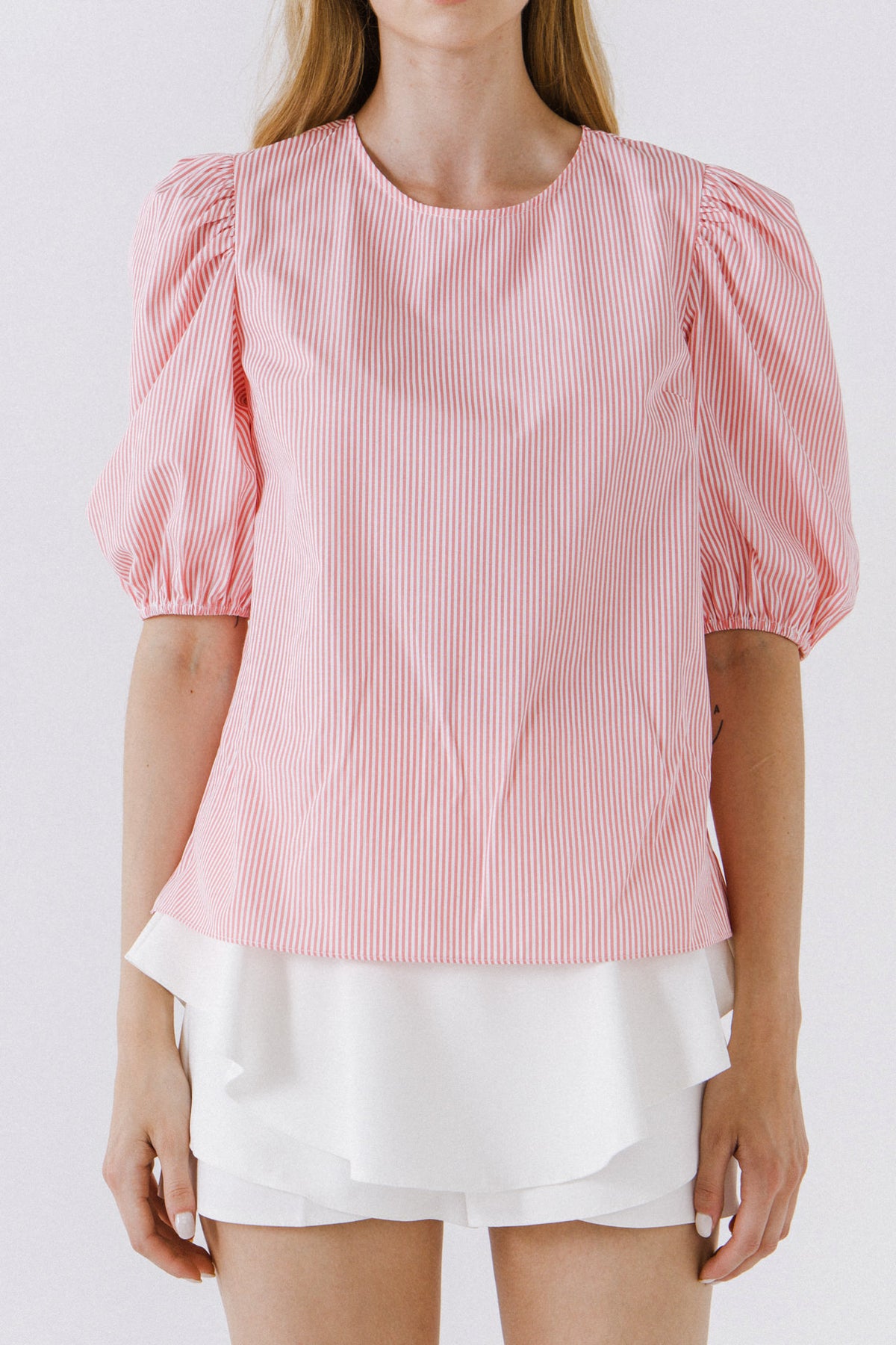 Striped Woven Blouse