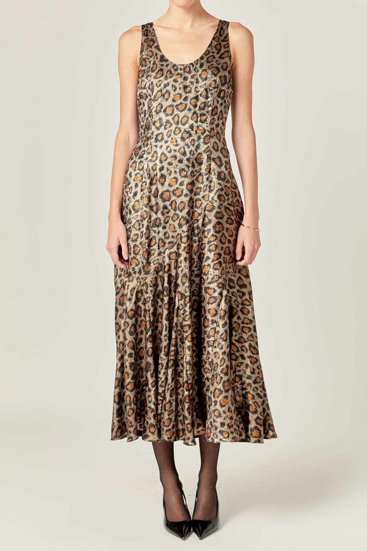 ENDLESS ROSE - Animal Print Maxi Dress - DRESSES available at Objectrare