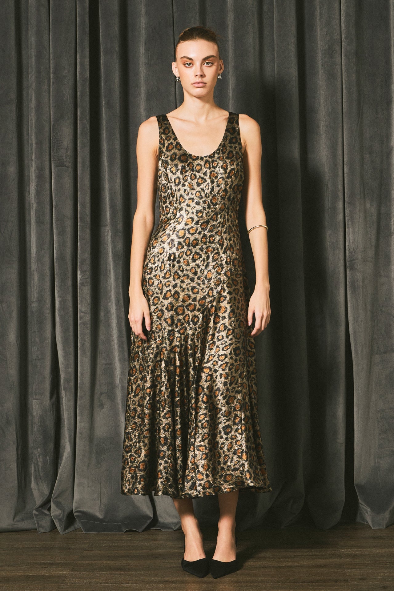 ENDLESS ROSE - Endless Rose - Animal Leopard Print Maxi Dress - DRESSES available at Objectrare