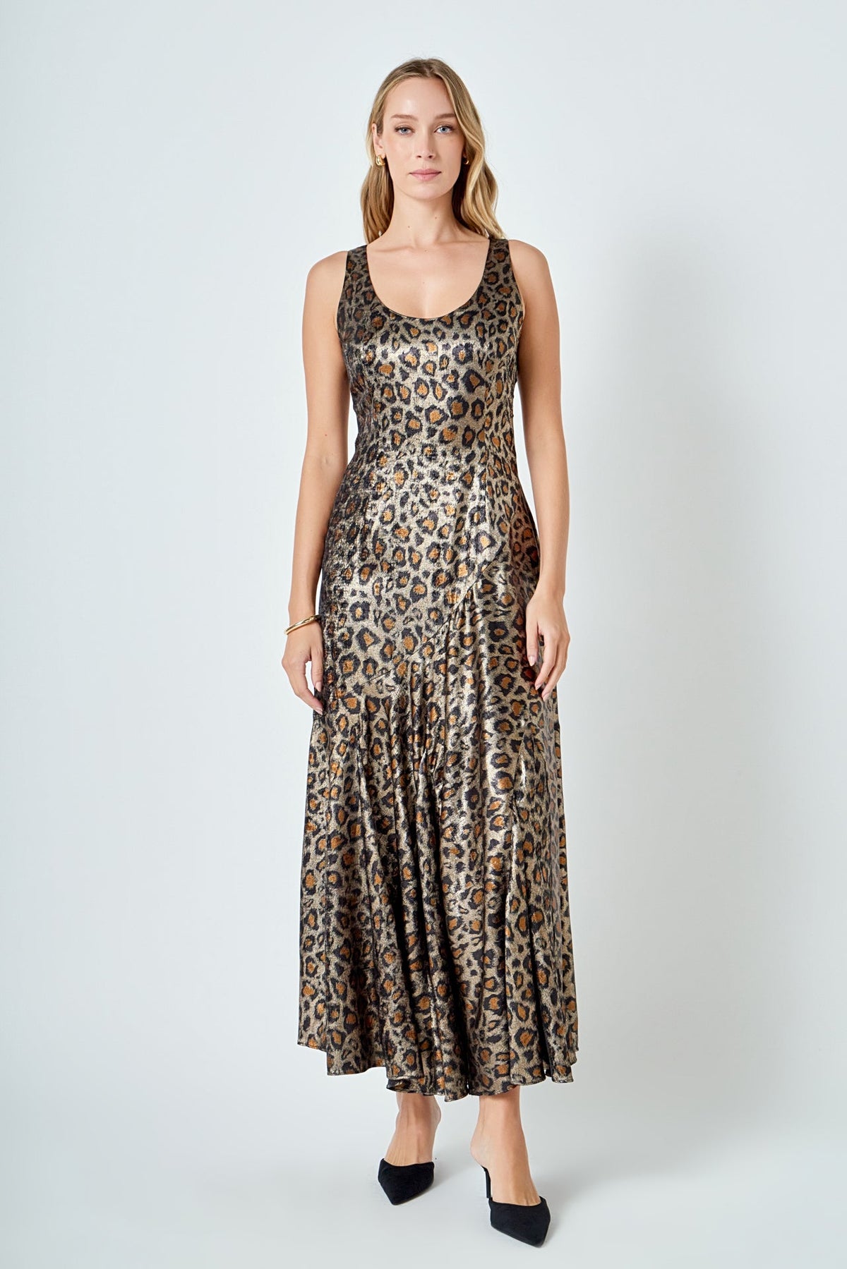 ENDLESS ROSE - Animal Print Maxi Dress - DRESSES available at Objectrare