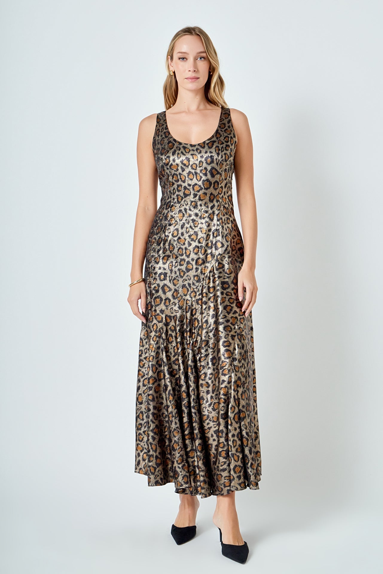ENDLESS ROSE - Animal Print Maxi Dress - DRESSES available at Objectrare