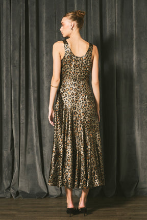 ENDLESS ROSE - Animal Print Maxi Dress - DRESSES available at Objectrare