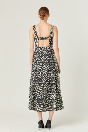 ENDLESS ROSE - Endless Rose - Animal Print Maxi Dress - DRESSES available at Objectrare