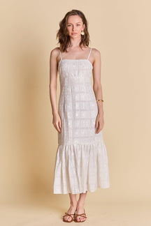 ENDLESS ROSE - Embroidered Sequins Maxi Dress - DRESSES available at Objectrare