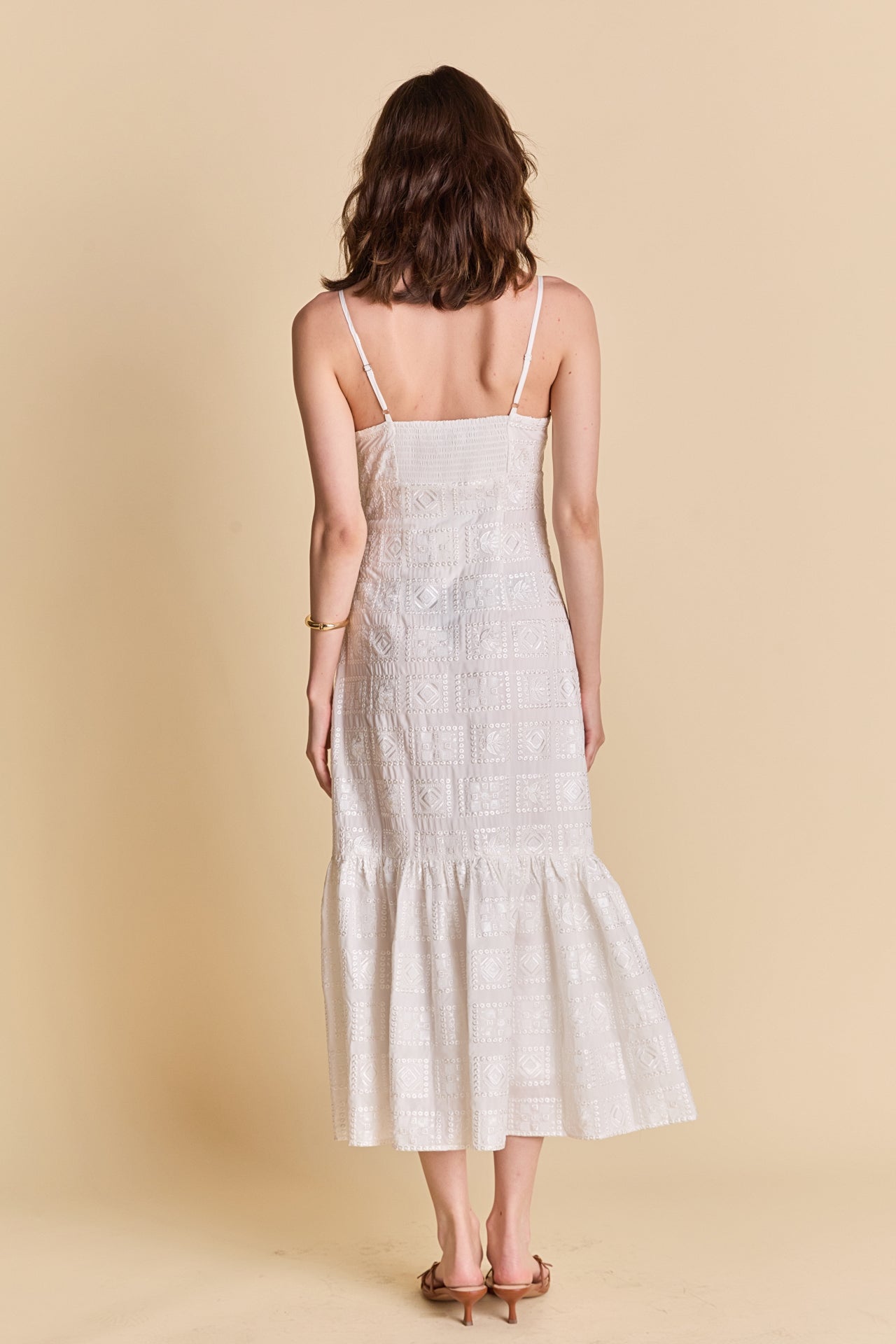 ENDLESS ROSE - Embroidered Sequins Maxi Dress - DRESSES available at Objectrare