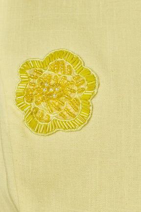 ENDLESS ROSE - Embellished Linen Mini Dress - DRESSES available at Objectrare