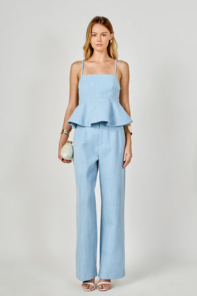 ENDLESS ROSE - Tweed Baby doll Top - CAMI TOPS & TANK available at Objectrare