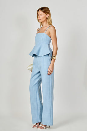 ENDLESS ROSE - Tweed Baby doll Top - CAMI TOPS & TANK available at Objectrare