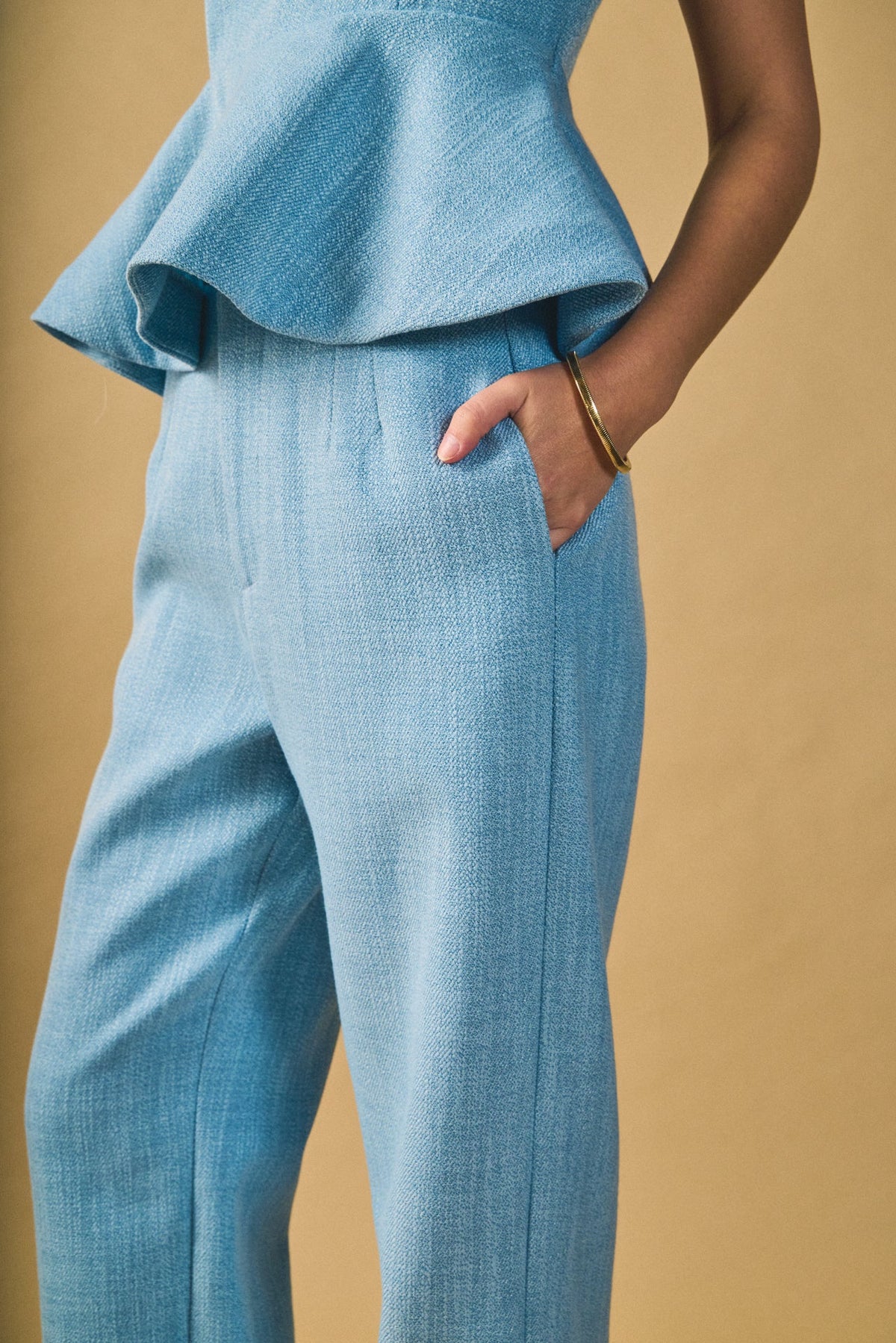 ENDLESS ROSE - Tweed Relaxed Pants - BOTTOMS available at Objectrare