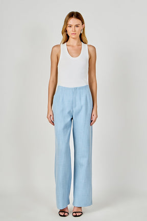 ENDLESS ROSE - Tweed Relaxed Pants - BOTTOMS available at Objectrare