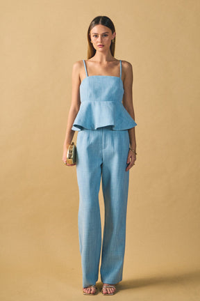 ENDLESS ROSE - Tweed Relaxed Pants - BOTTOMS available at Objectrare