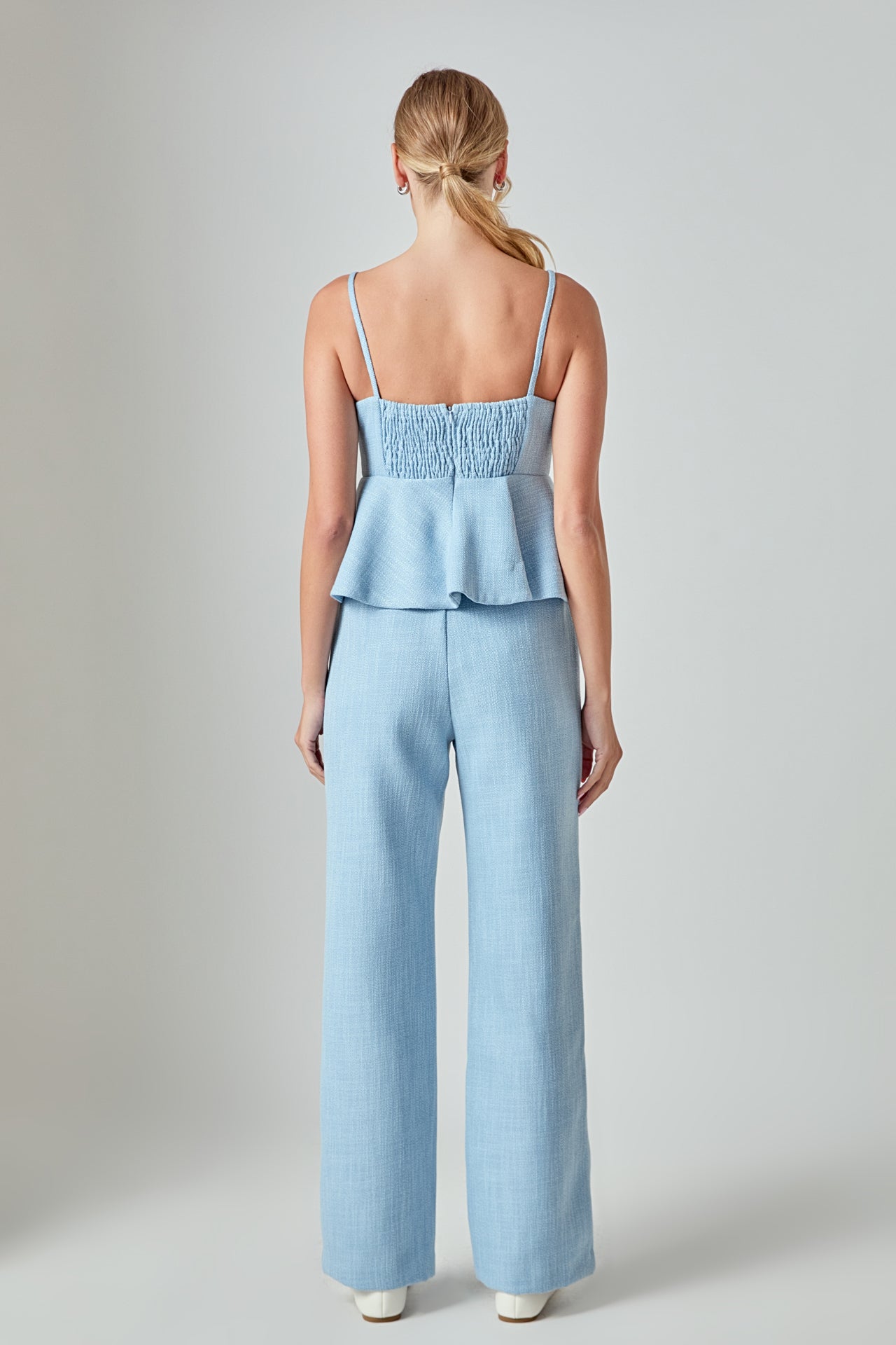 ENDLESS ROSE - Tweed Relaxed Pants - BOTTOMS available at Objectrare