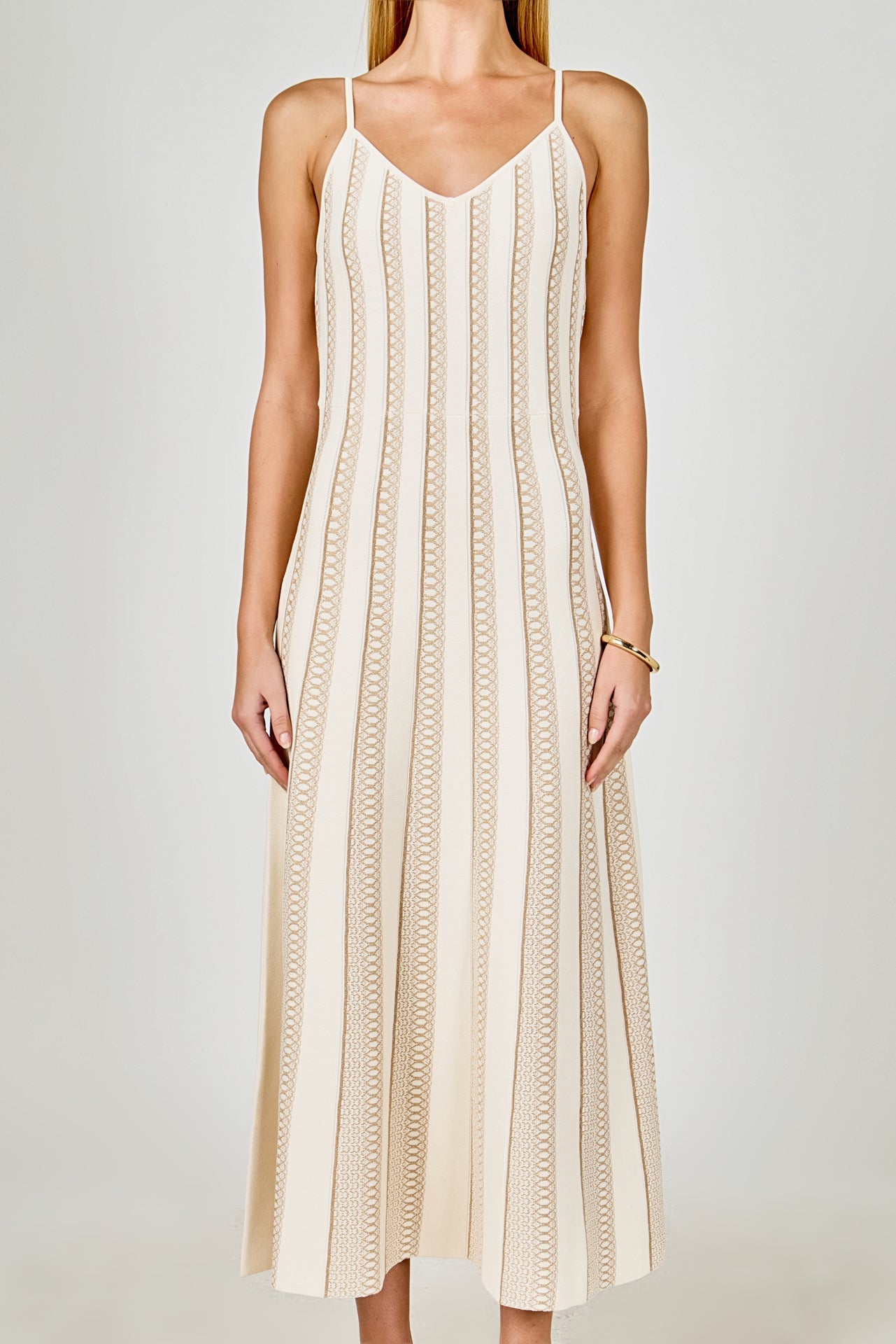 ENDLESS ROSE - Lurex Knit Maxi Dress - DRESSES available at Objectrare