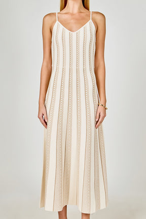 ENDLESS ROSE - Lurex Knit Maxi Dress - DRESSES available at Objectrare