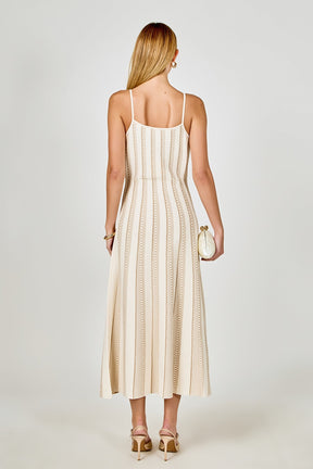 ENDLESS ROSE - Lurex Knit Maxi Dress - DRESSES available at Objectrare