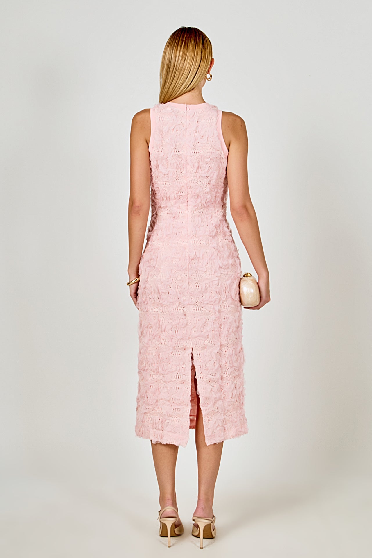 ENDLESS ROSE - Floral Applique Maxi Dress - DRESSES available at Objectrare