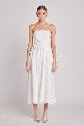 Eyelet Maxi Dress