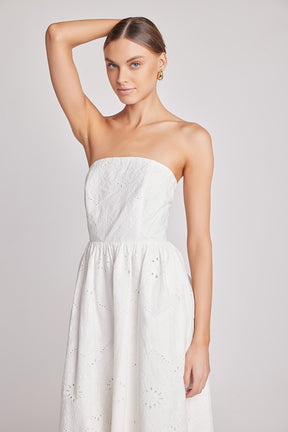 Eyelet Maxi Dress