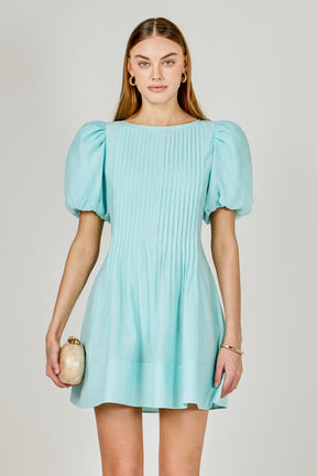 ENDLESS ROSE - Pintuck Mini Dress - DRESSES available at Objectrare