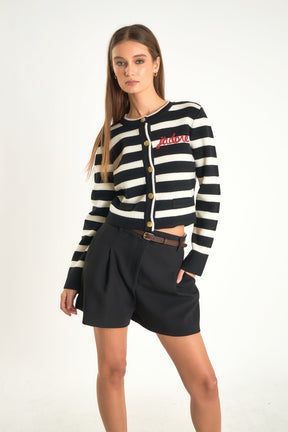 ENDLESS ROSE - J'adore Beaded Cardigan - SWEATERS & KNITS available at Objectrare