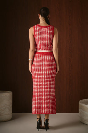 ENDLESS ROSE - Check Maxi Skirt - SKIRTS available at Objectrare