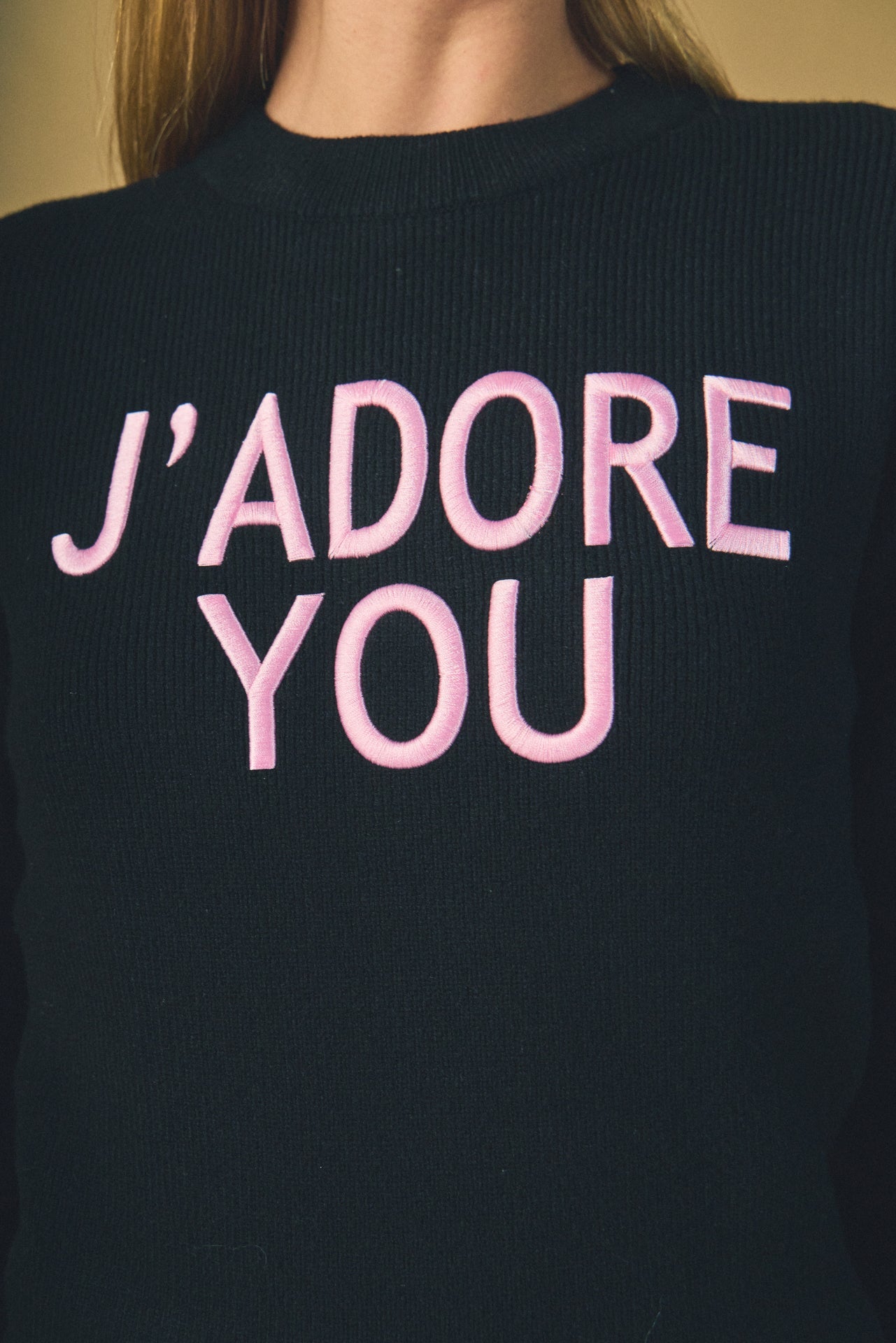 ENDLESS ROSE - J'adore You Sweater - SWEATERS & KNITS available at Objectrare