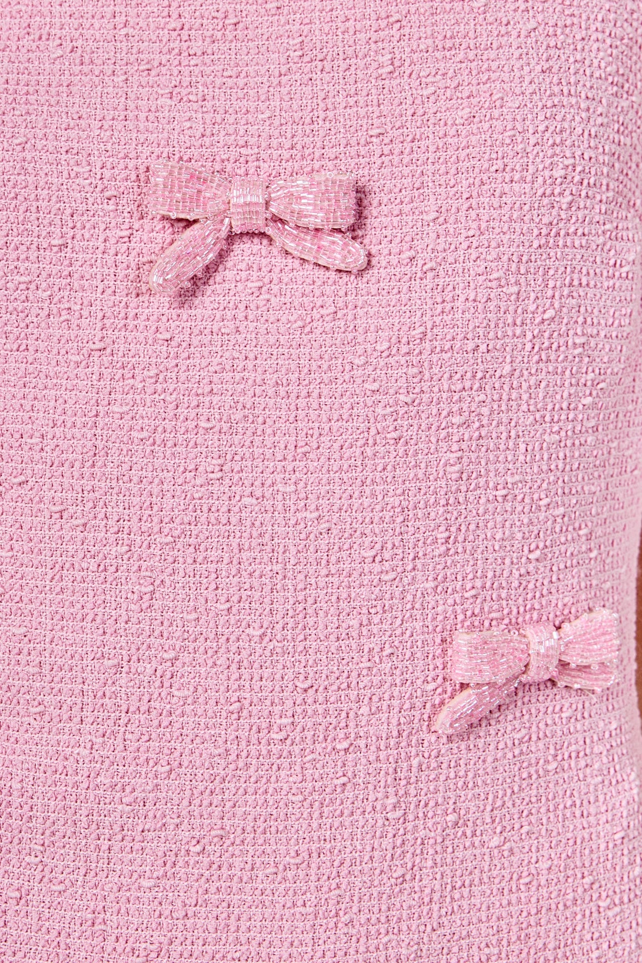 ENDLESS ROSE - Gracie Bow Embellished Sleeveless Mini Dress - DRESSES available at Objectrare
