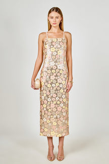 ENDLESS ROSE - Sequin Midi Dress - DRESSES available at Objectrare