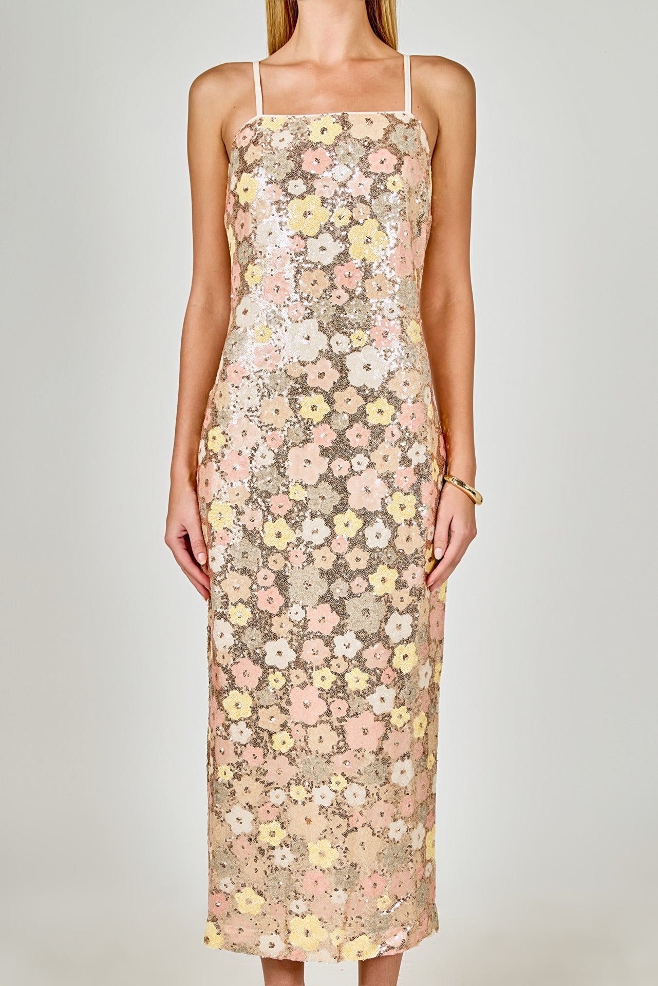 ENDLESS ROSE - Sequined Midi Dress - DRESSES available at Objectrare