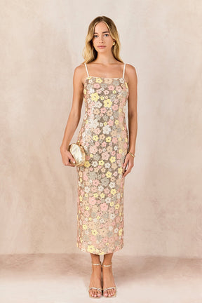 ENDLESS ROSE - Sequin Midi Dress - DRESSES available at Objectrare