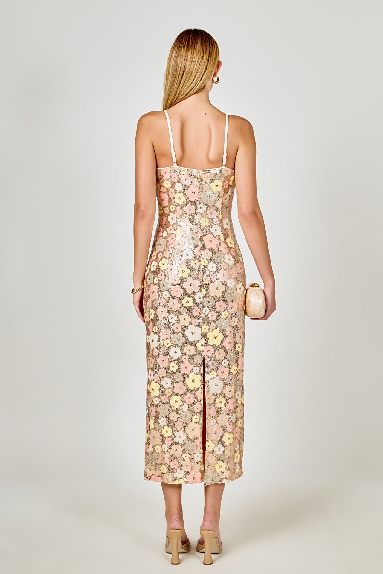 ENDLESS ROSE - Sequin Midi Dress - DRESSES available at Objectrare