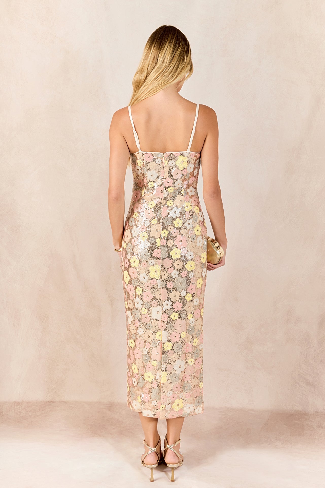 ENDLESS ROSE - Sequin Midi Dress - DRESSES available at Objectrare