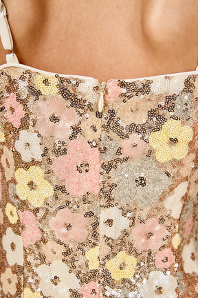 ENDLESS ROSE - Sequined Midi Dress - DRESSES available at Objectrare