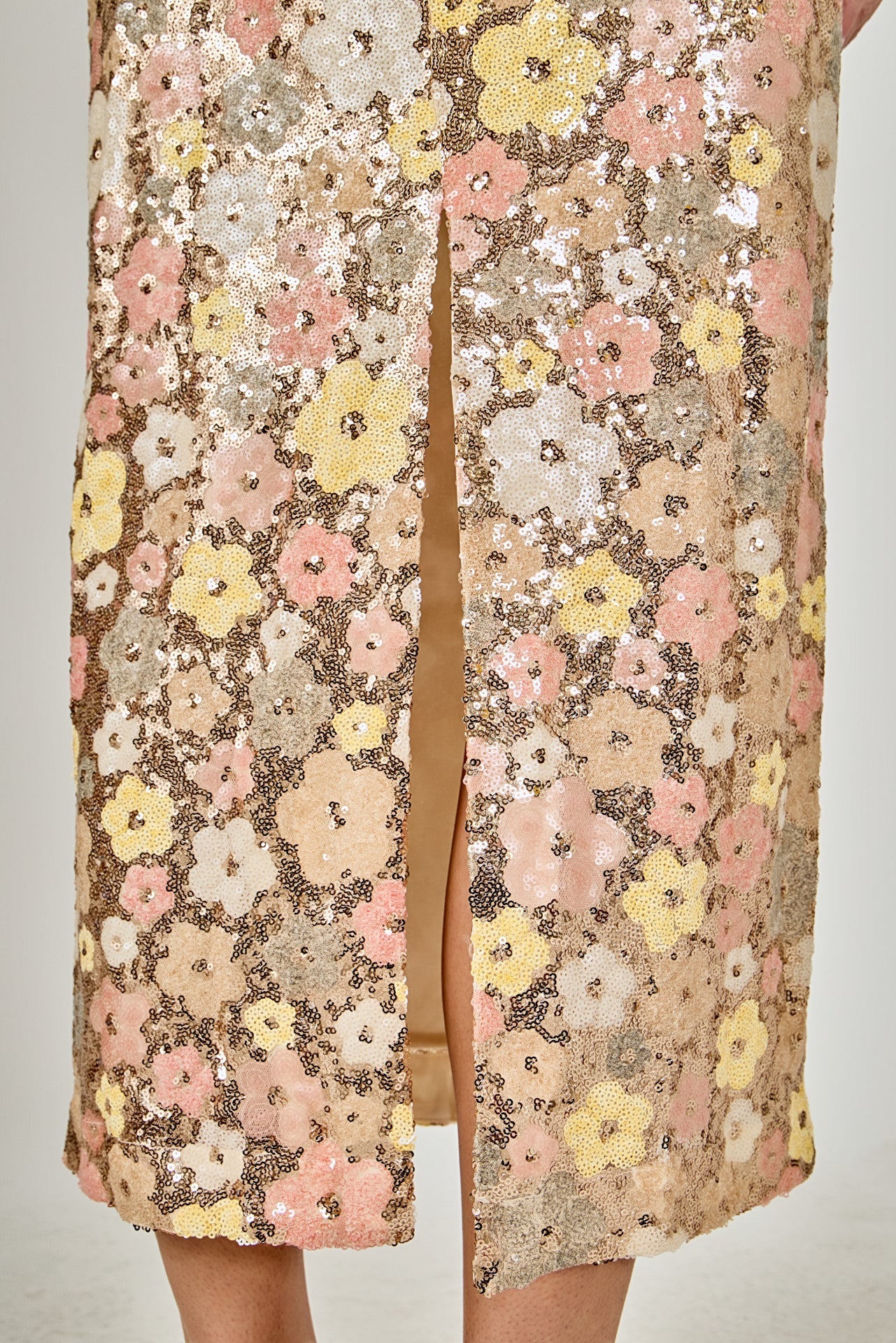 ENDLESS ROSE - Sequined Midi Dress - DRESSES available at Objectrare