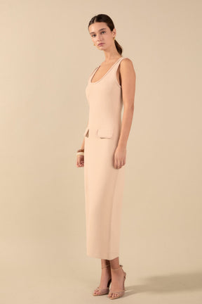 ENDLESS ROSE - Endless Rose - Braided Knit Maxi Dress - DRESSES available at Objectrare