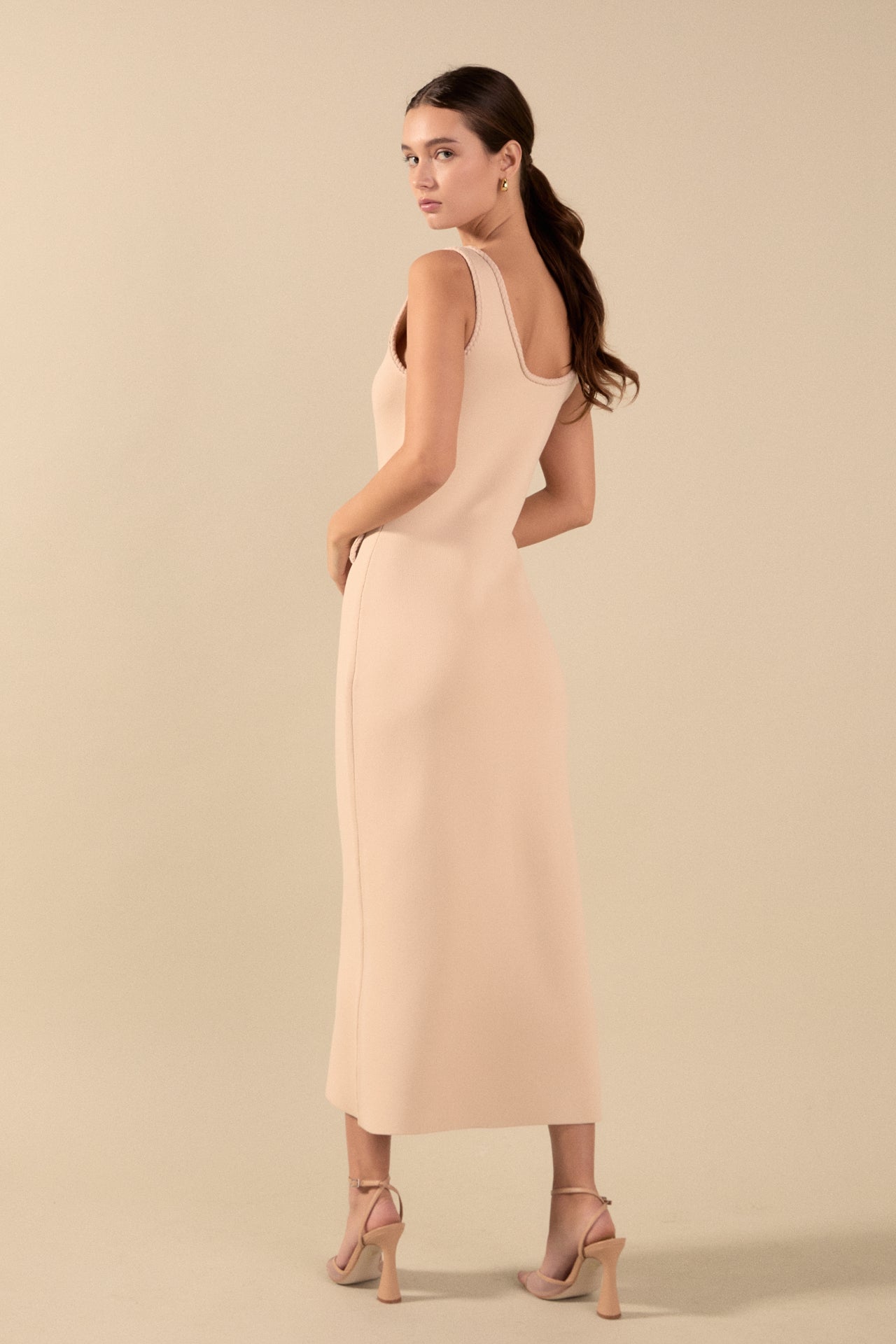 ENDLESS ROSE - Endless Rose - Braided Knit Maxi Dress - DRESSES available at Objectrare