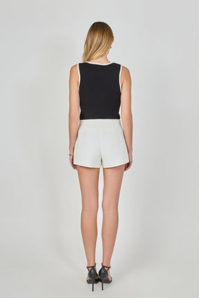 ENDLESS ROSE - Braided knit Top - TOPS available at Objectrare